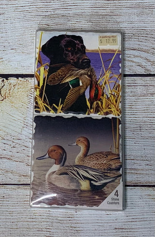 Waterfowl Tile Coaster Set
