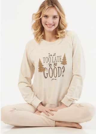 Leopard Holiday Pullover Sweater