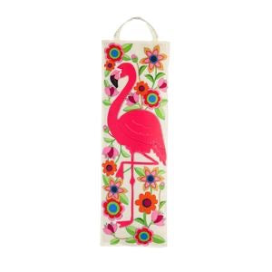 Flamingo Floral Statement Stake