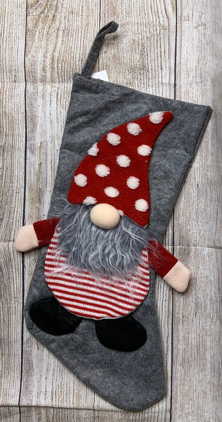Gnome Holiday Stocking