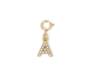 My Fun Colors Rhinestone Initial Gold A