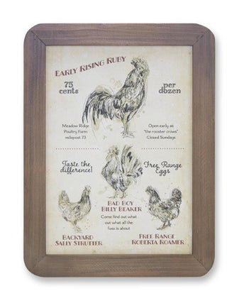 Chicken Plaque