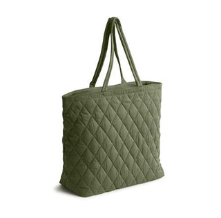 Vera Bradley Polyester Twill Original Tote Bronze Green