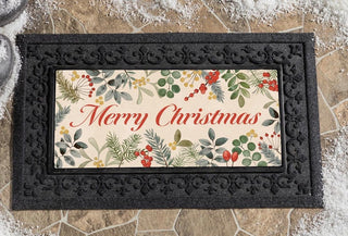 Festive Foliage Flocked Switch Mat