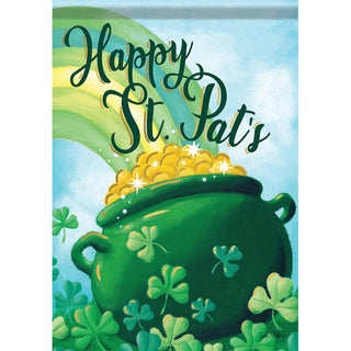 Pot of Gold Garden Flag