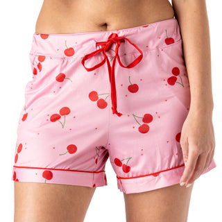 Hello Mello Stargazer Pajama Shorts Cherry On Top