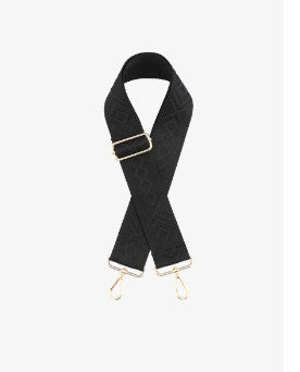 Jen & Co Bohemian Guitar Strap Black/Black STPBO