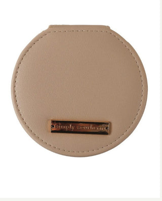 Simply Southern Miami Leather Jewelry Case Cream