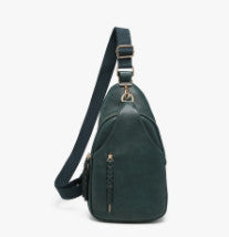 Jen & Co Nikki Sling Bag Dark Forest Green M2342