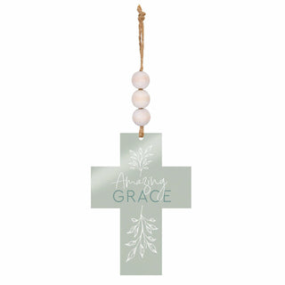 Amazing Grace Acrylic Cross Ornament