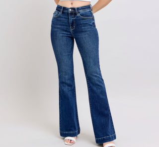 Judy Blue HW Petite Trouser Flare 82637