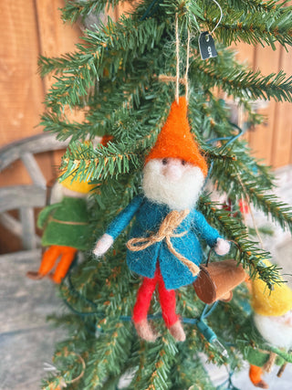Felt Gnome Ornament