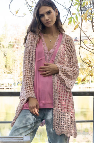 Pol Loose Knit Cardigan