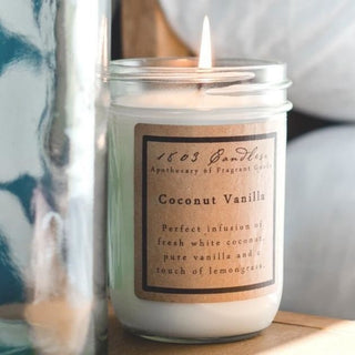 1803 Coconut Vanilla Soy Jar Candle