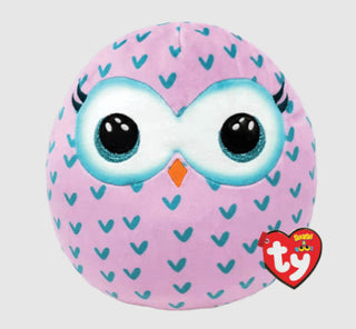 Ty Squish A Boo Winks Pink Owl