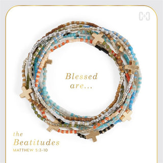 Coco+Carmen Beatitudes Cross Charm Bracelet Gold