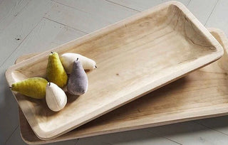 Mudpie Paulownia Dough Bowl