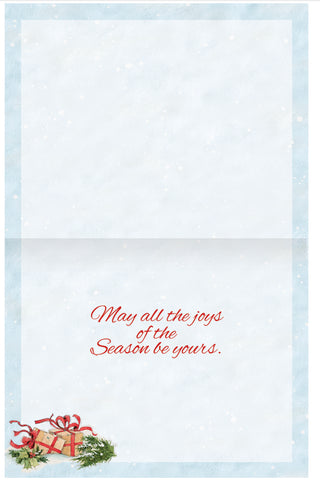 Lang Snowy Tractor Boxed Christmas Cards