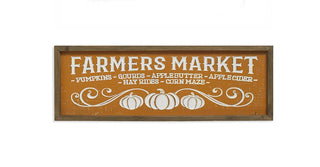 Farmers Market Wood Engraved Sign