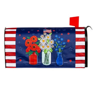 Patriotic Floral Mail Wrap