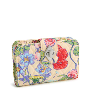 Vera Bradley Small Turnlock Wallet All the Pretty Flowers