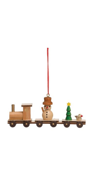 Wooden Train Ornament