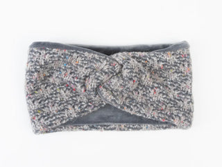 Howards Fleck Knit Knot Headband Ash