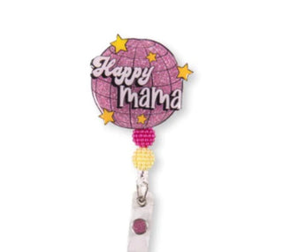 Simply Southern Badge Reel Happy Mama