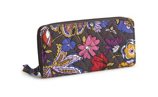 Vera Bradley Continental Wallet Colorful Bouquet
