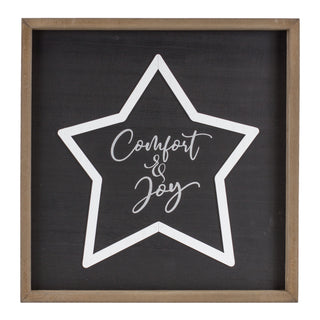 Comfort & Joy Holiday Sign