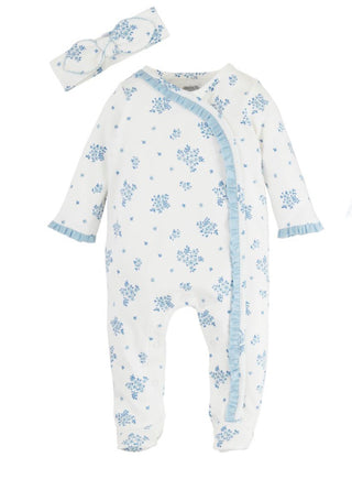 Mudpie Ditsy White Floral Sleeper