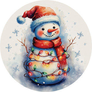 Snowman Lights Car Coaster CC75241