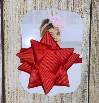 Mudpie Red Gift Bow Soft Headband