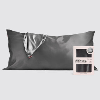 Kitsch Satin Pillowcase King Size Charcoal