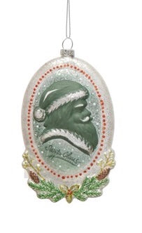 Glass Ornament w/Holiday Image