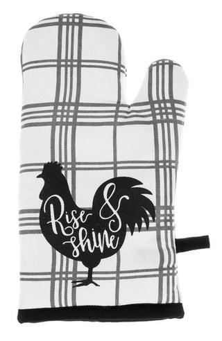 Rooster Oven Mitt