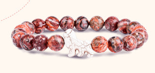 Fahlo Lion Bracelet Sahara Stone