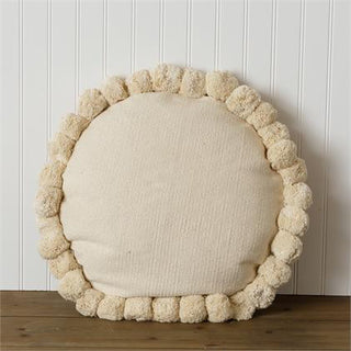 Pom Pom Pillow, Round