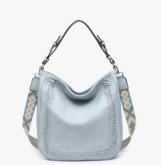 Jen & Co Aris Hobo Lt Blue M2049S