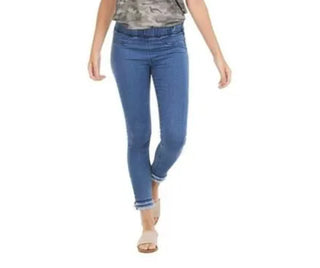 Mudpie Harlyn Fringe Jeans Blue