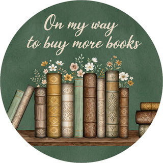 Buy More Books Car Coaster CC28979