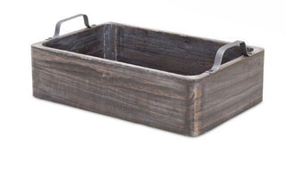 Wood & Metal Tray