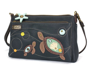 Chala Deluxe Crossbody Two Turtles Navy 829