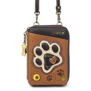 Chala Wallet Crossbody Ivory Paw Print 850