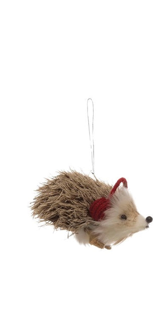 Faux Fur Hedgehog Ornament