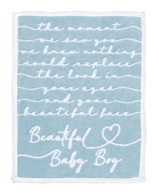 Beautiful Baby Boy Plush Throw