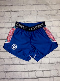 Simply Southern Youth Cheer Shorts Navy