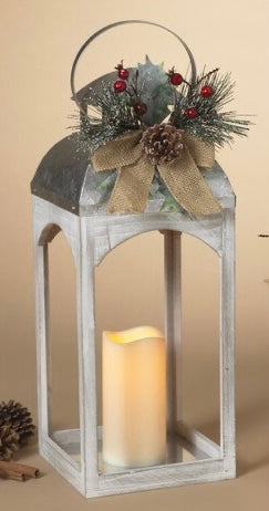 Holiday Lantern Battery Operated, Large