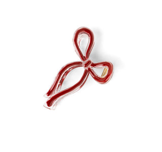 Crush Very Demure Bow Hair Clip Red