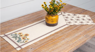 Sunflower Fields Table Runner Reversible